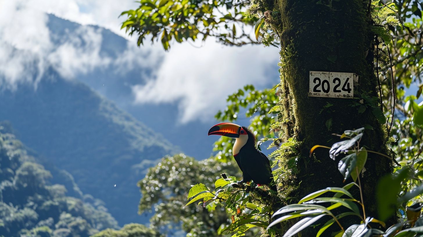 Happy New Year 2024! ✨ from AsoBlockchain Costa Rica 🎆 🍾